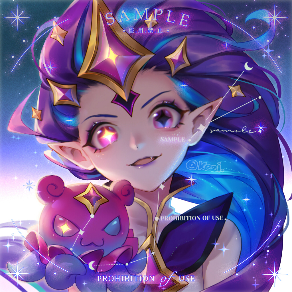This is a pixiv picture whose title is -Zoe Commission-.