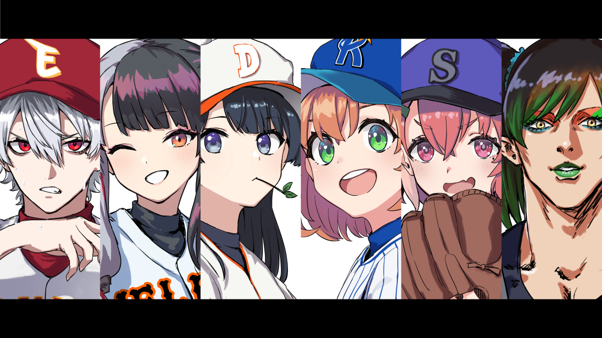 This is a pixiv picture whose title is にじさんじ甲子園注目選手まとめ.