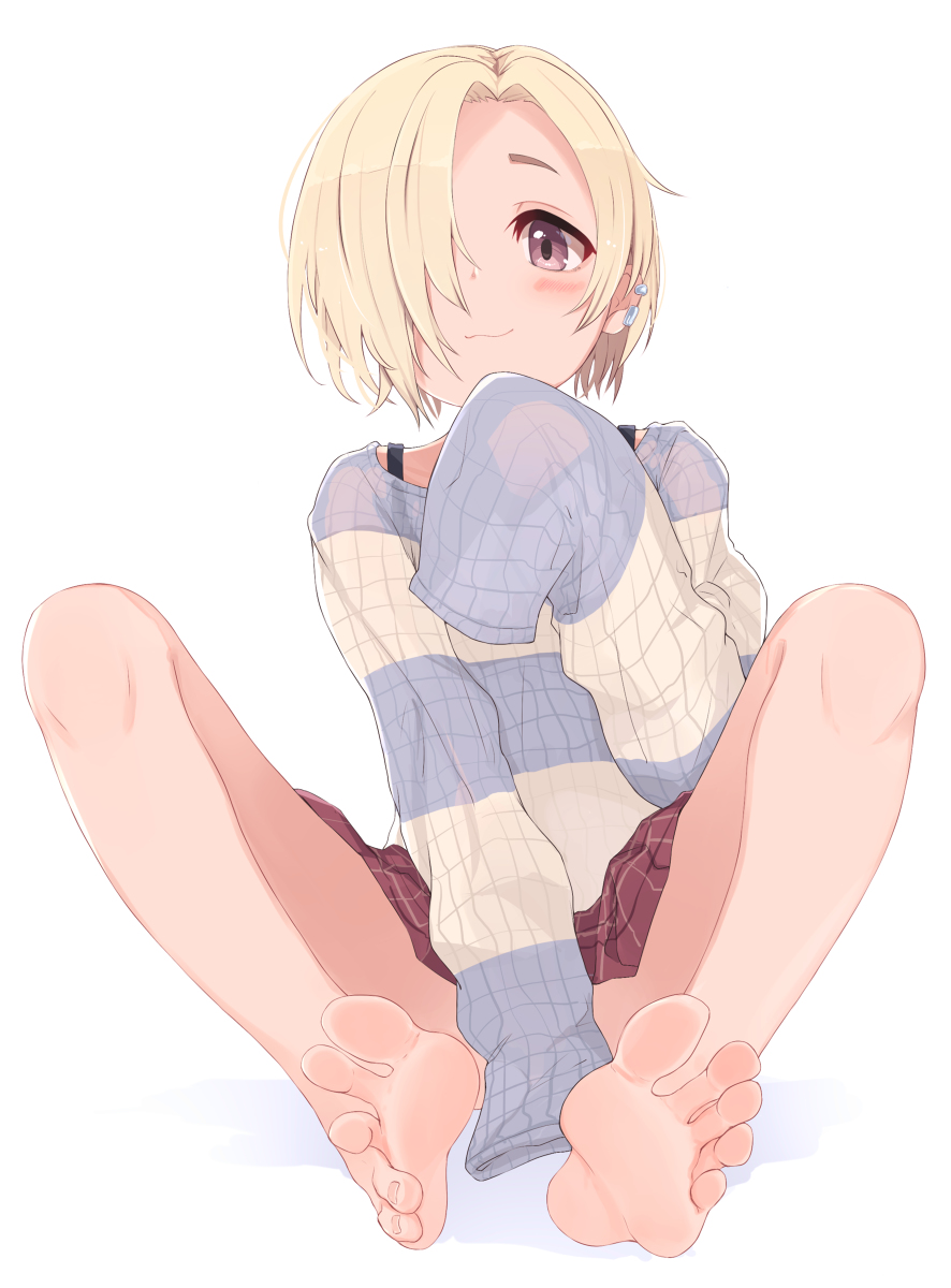 This is a pixiv picture whose title is 小梅ちゃんのおみ足….