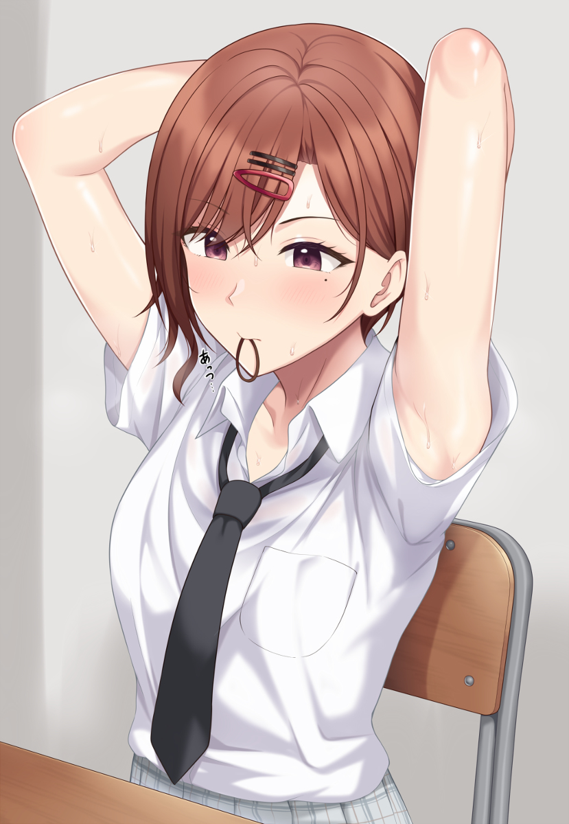 This is a pixiv picture whose title is 無自覚に男子をドキドキさせる樋口円香さん.