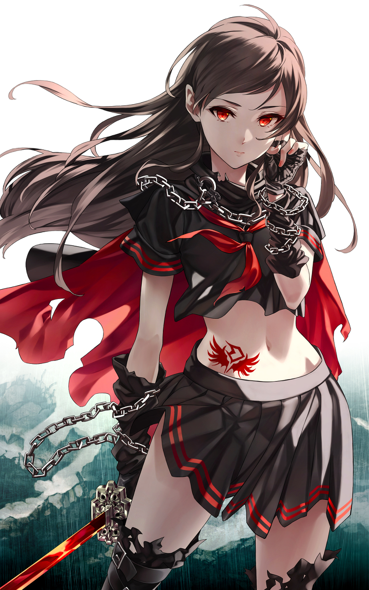 This is a pixiv picture whose title is ダークセーラー・シホ.