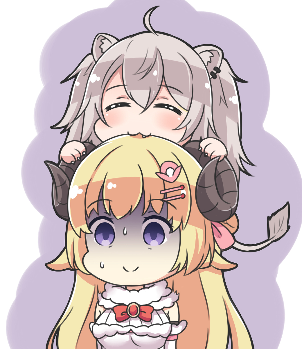 This is a pixiv picture whose title is *もぐもぐ*.