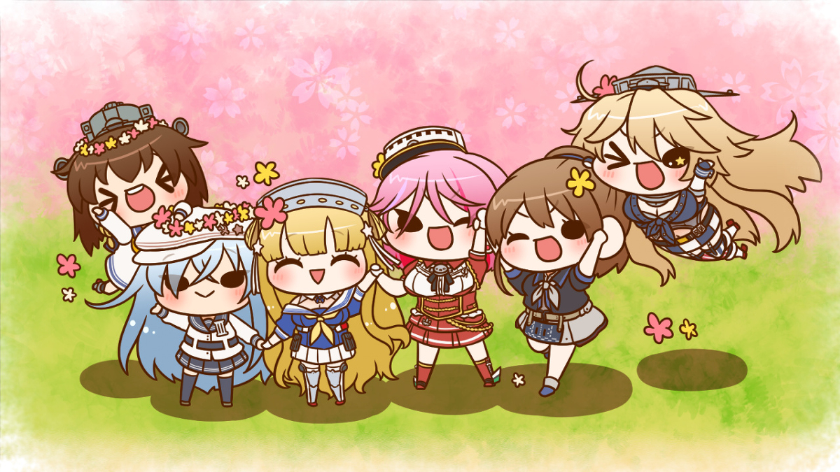 This is a pixiv picture whose title is 【艦これ】雪風がお届け改二【7周年記念】.
