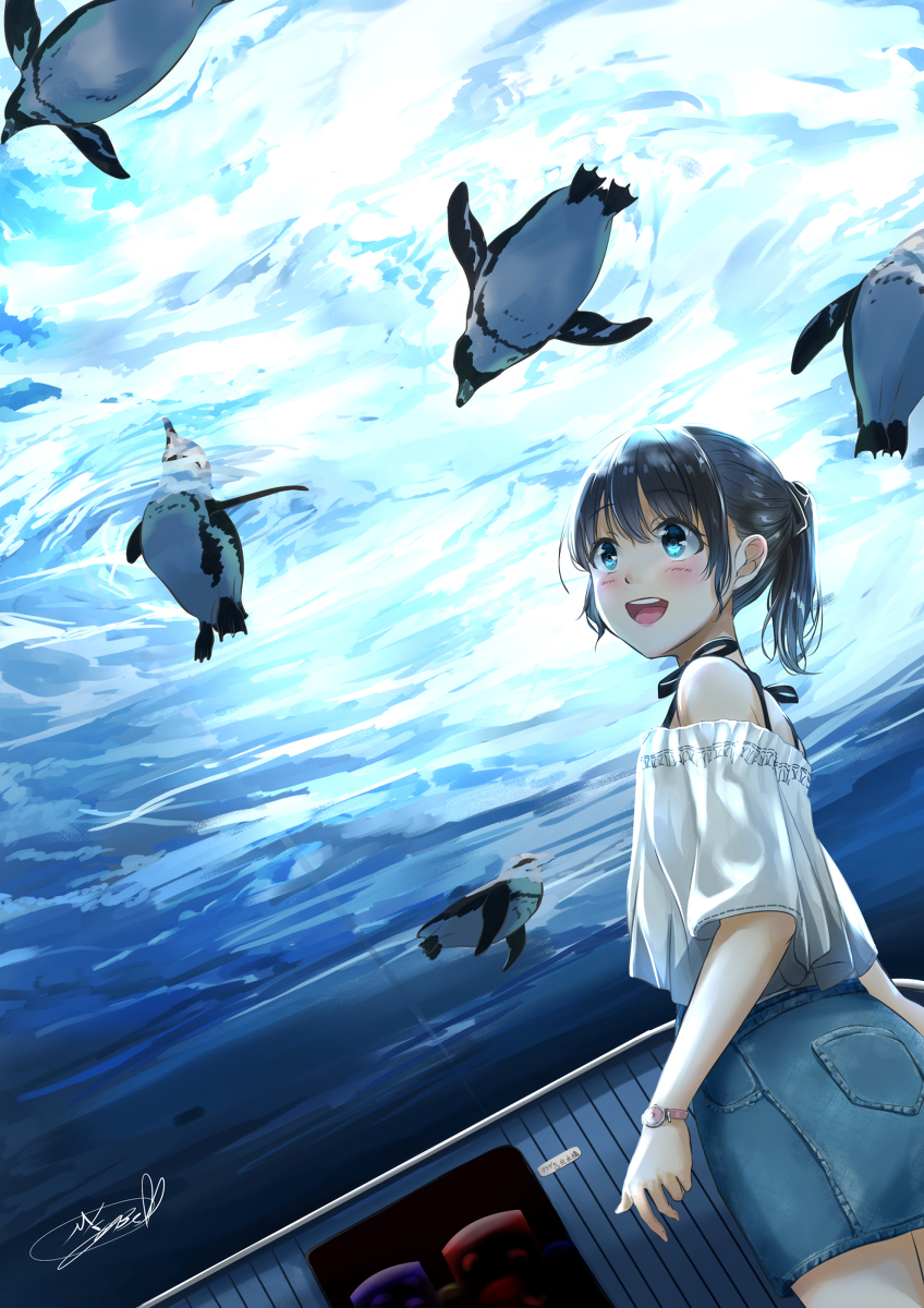 This is a pixiv picture whose title is aquarium.