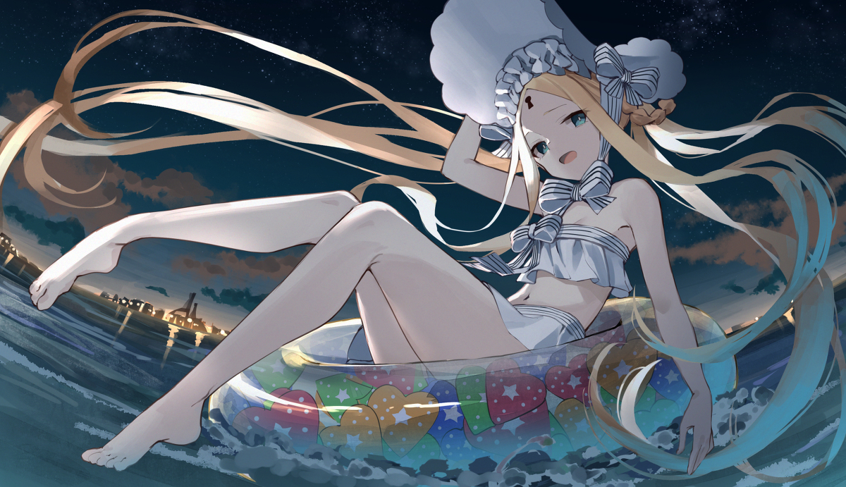 This is a pixiv picture whose title is 水着アビー.