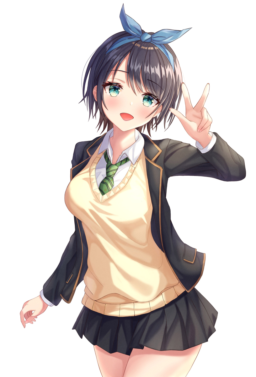 This is a pixiv picture whose title is 更科瑠夏.