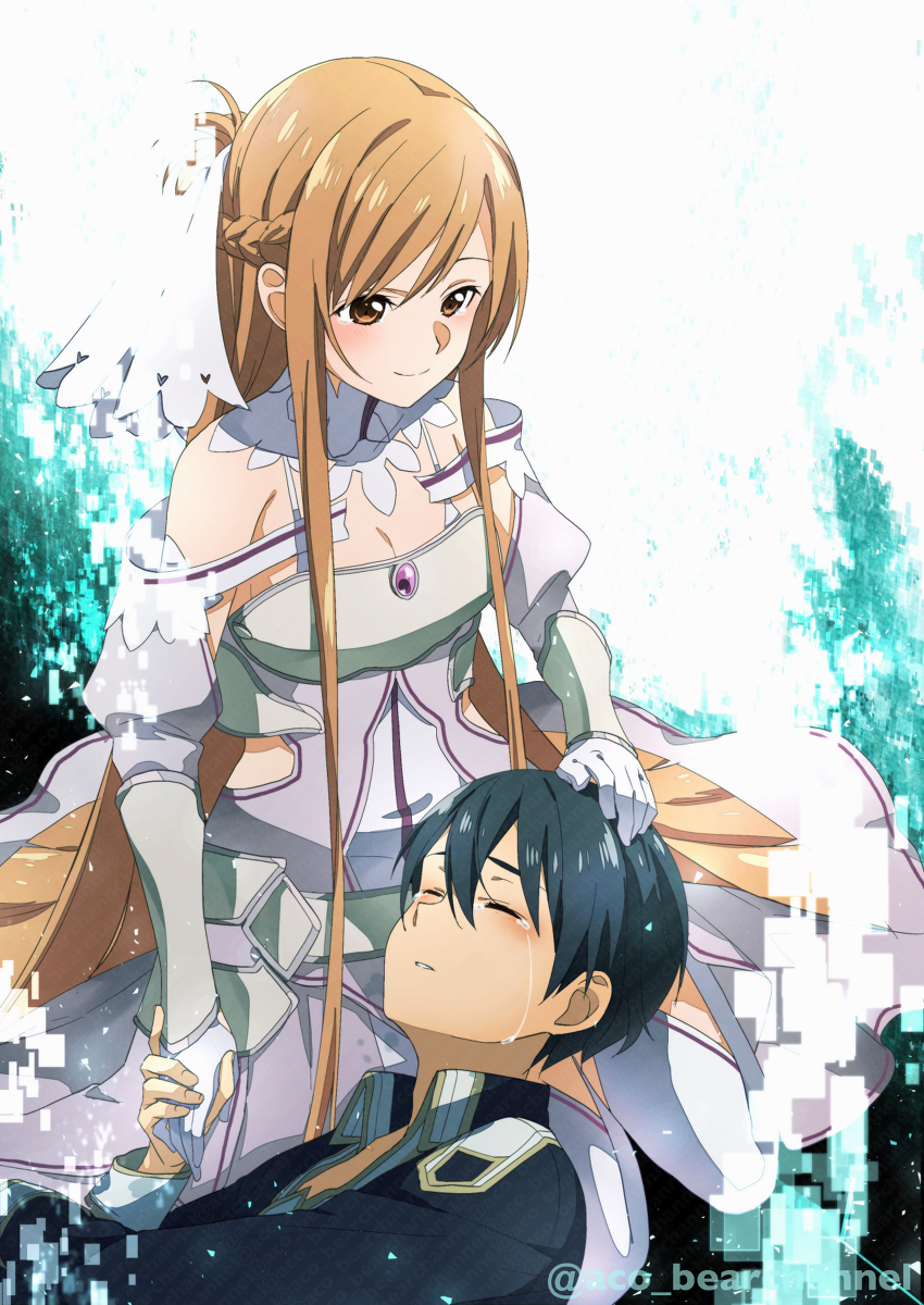 This is a pixiv picture whose title is キリトくんいい子いい子.