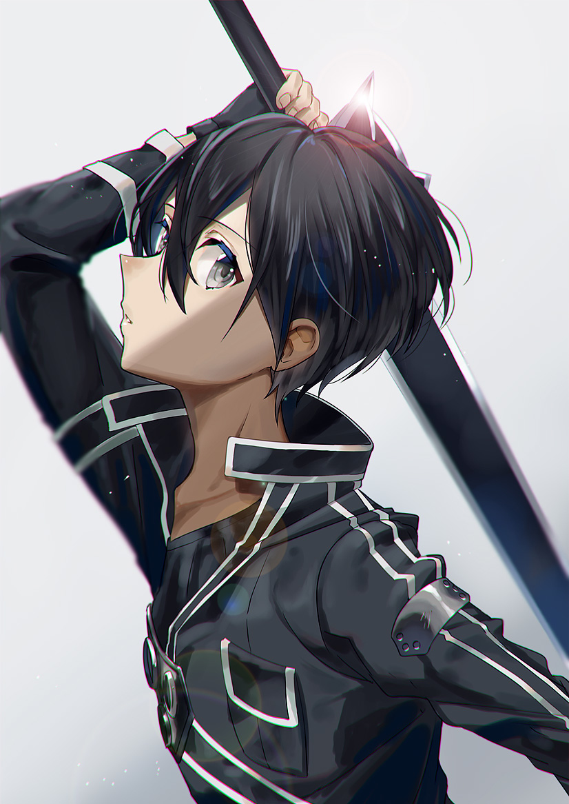 This is a pixiv picture whose title is キリト.