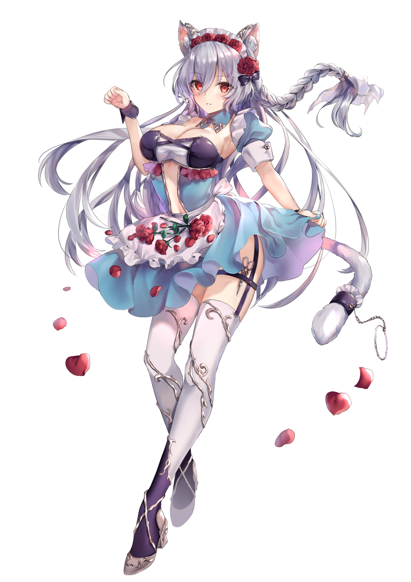 This is a pixiv picture whose title is バラのアリス風メイド　キルツェ.