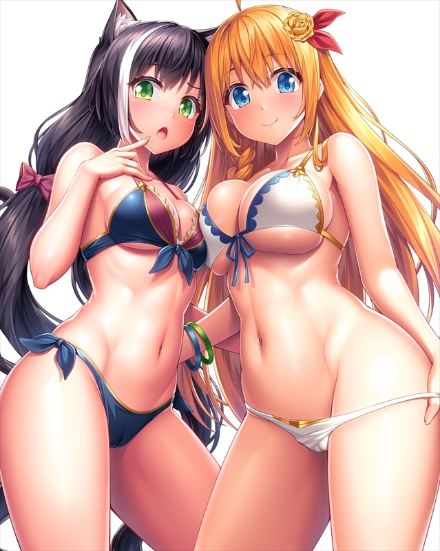 This is a pixiv picture whose title is ペコリーヌ＆キャル.