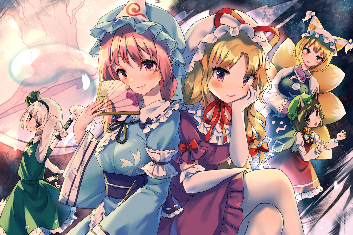 This is a pixiv picture whose title is 💗妖々夢17th.