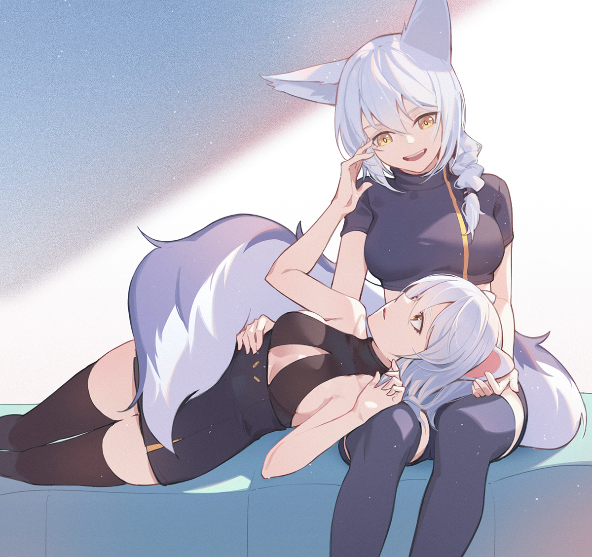 This is a pixiv picture whose title is 吃糖.