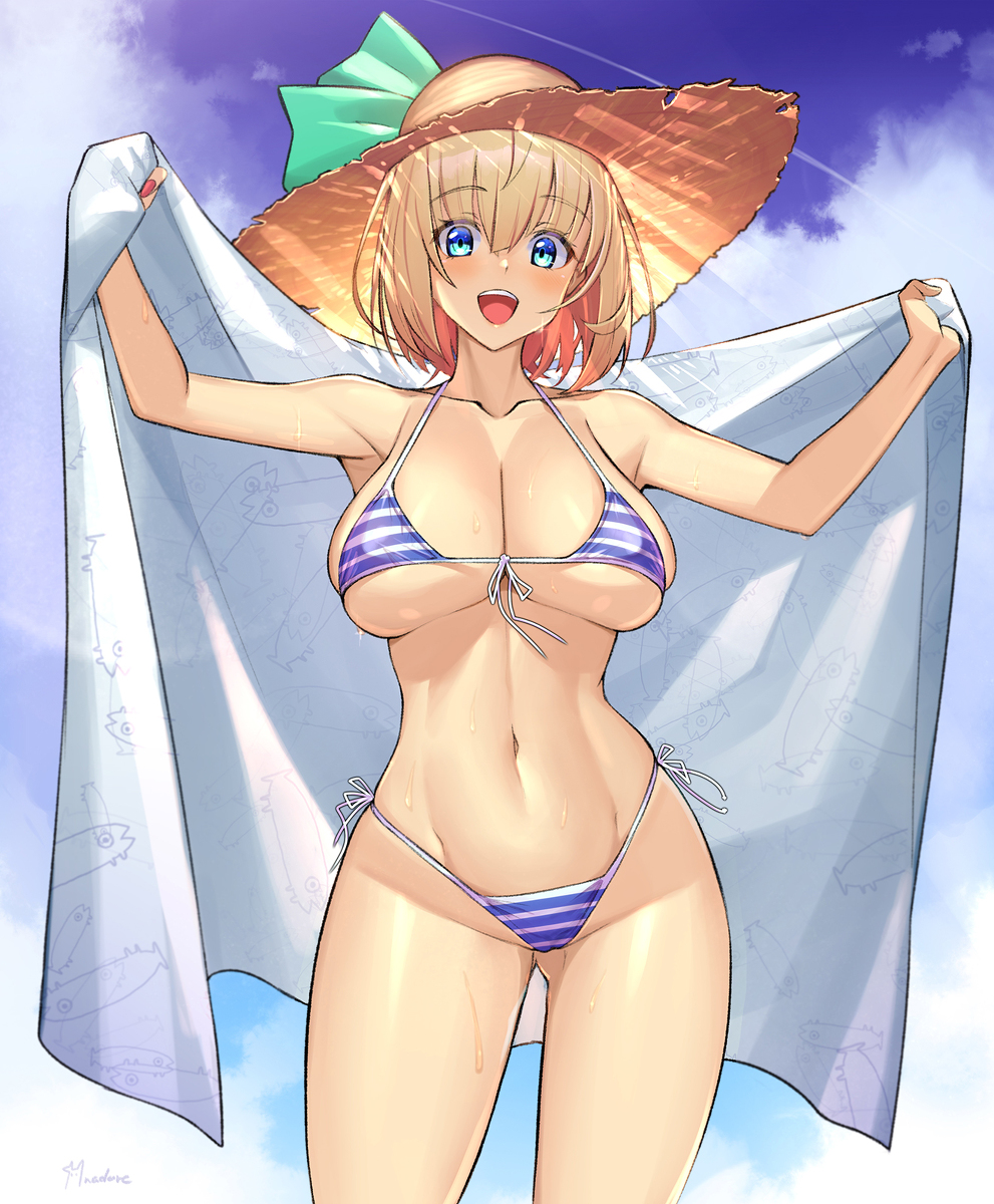 This is a pixiv picture whose title is 水着.