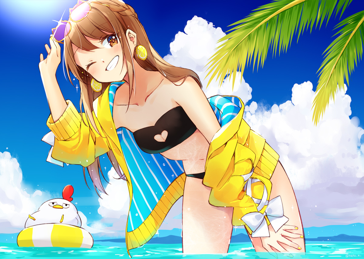 This is a pixiv picture whose title is 夏.