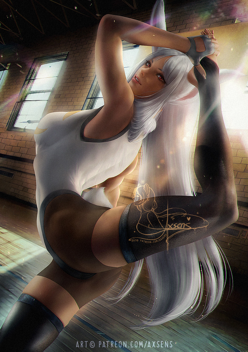 This is a pixiv picture whose title is 兎山ルミ / Miruko.