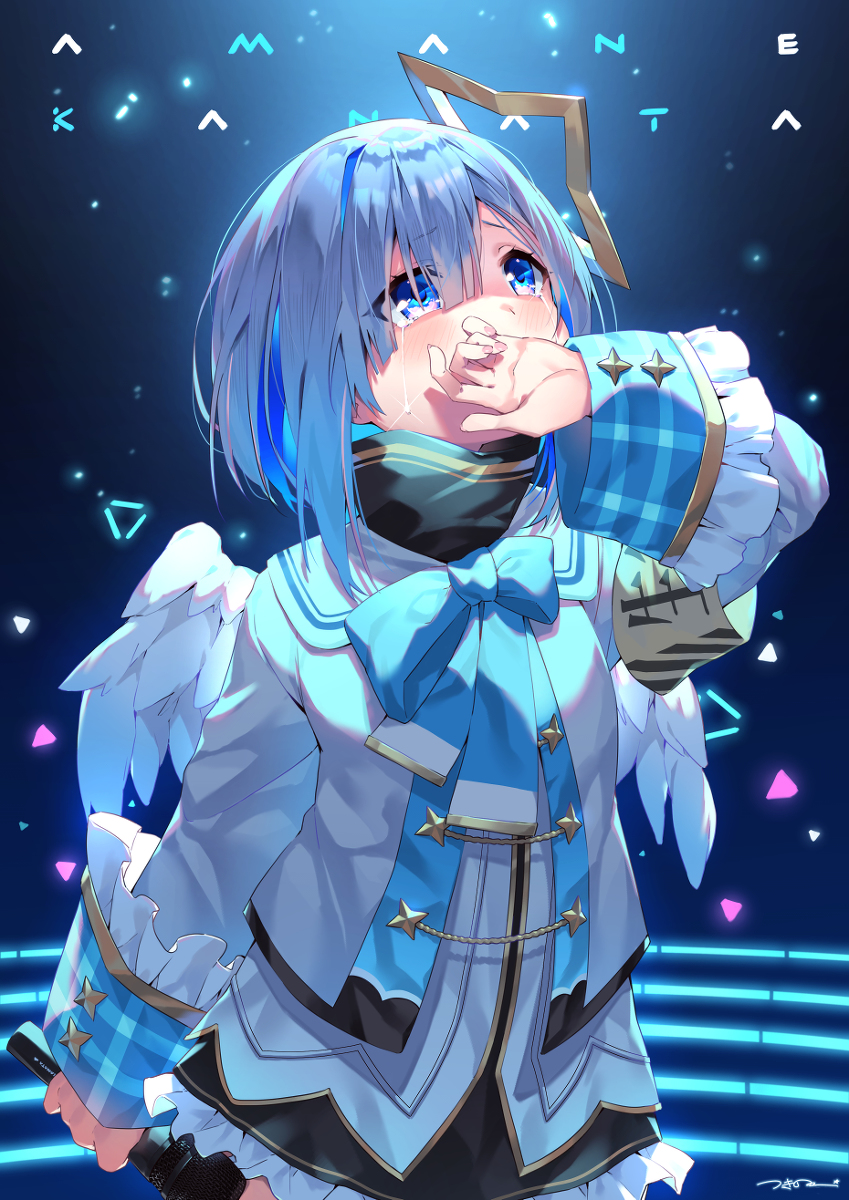 This is a pixiv picture whose title is 天音かなた.