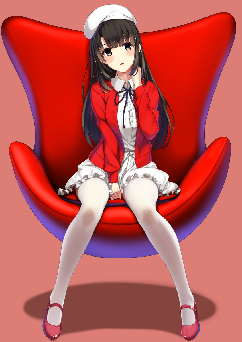 This is a pixiv picture whose title is 加藤惠.