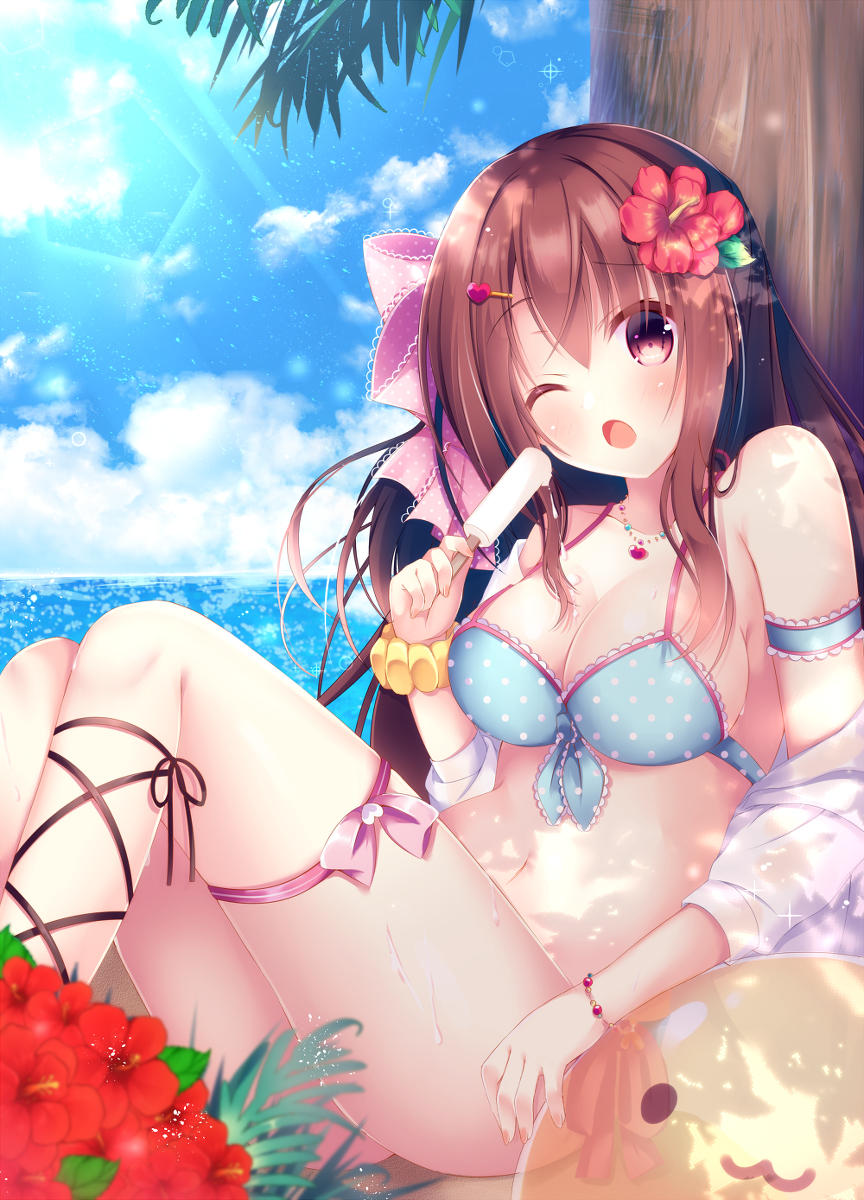 This is a pixiv picture whose title is 🌺 Summer 🌺.