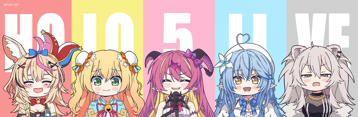 This is a pixiv picture whose title is 5th Gen.