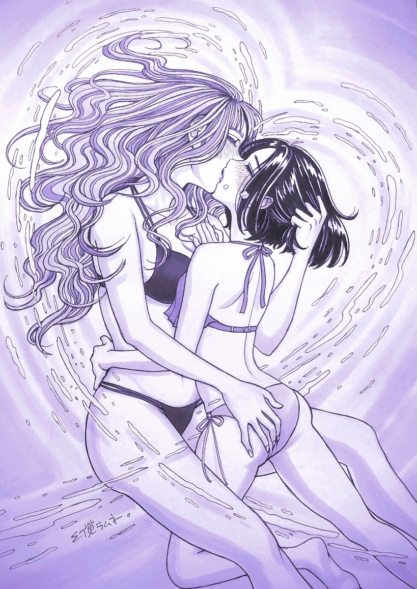 This is a pixiv picture whose title is 惹かれ合う。.