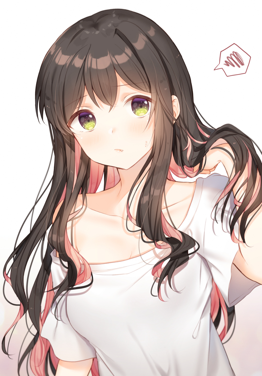 This is a pixiv picture whose title is 暑いね長波ちゃん.