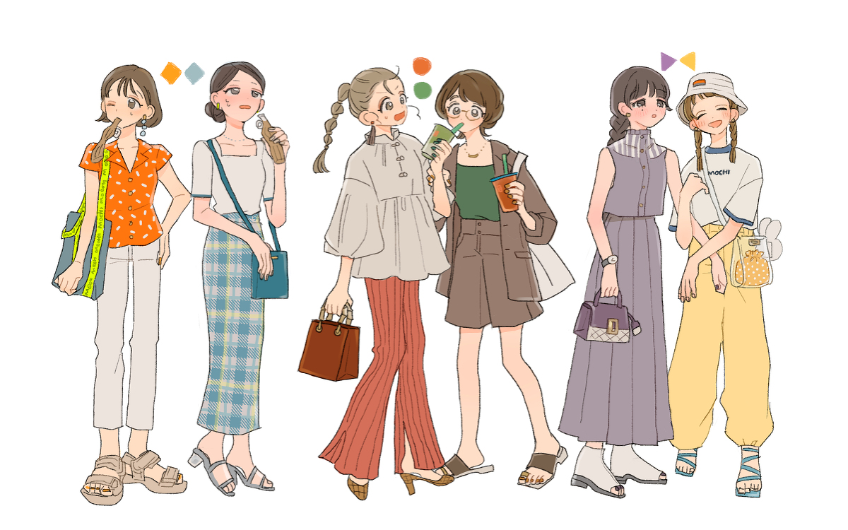 This is a pixiv picture whose title is サマーファッション.