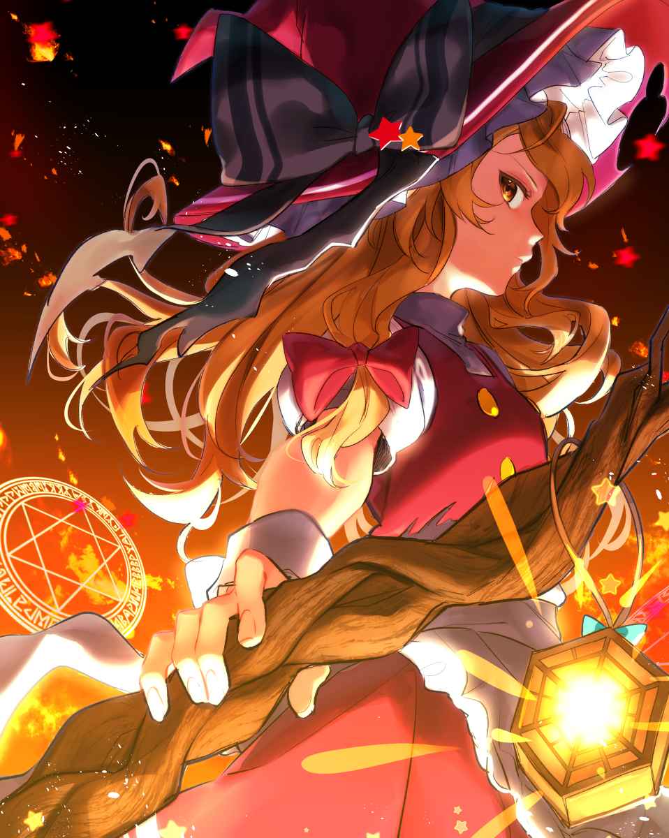 This is a pixiv picture whose title is 紅夢の魔女.