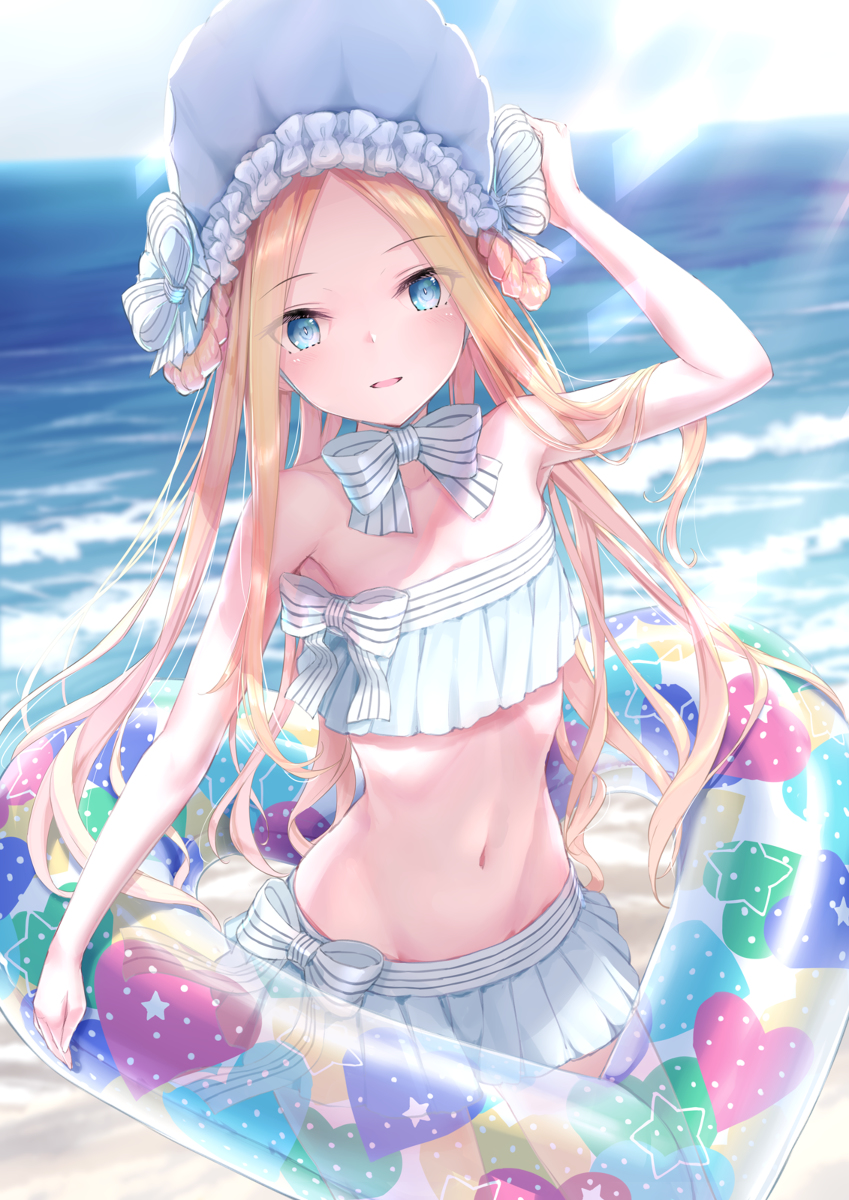 This is a pixiv picture whose title is 水着アビーちゃん.