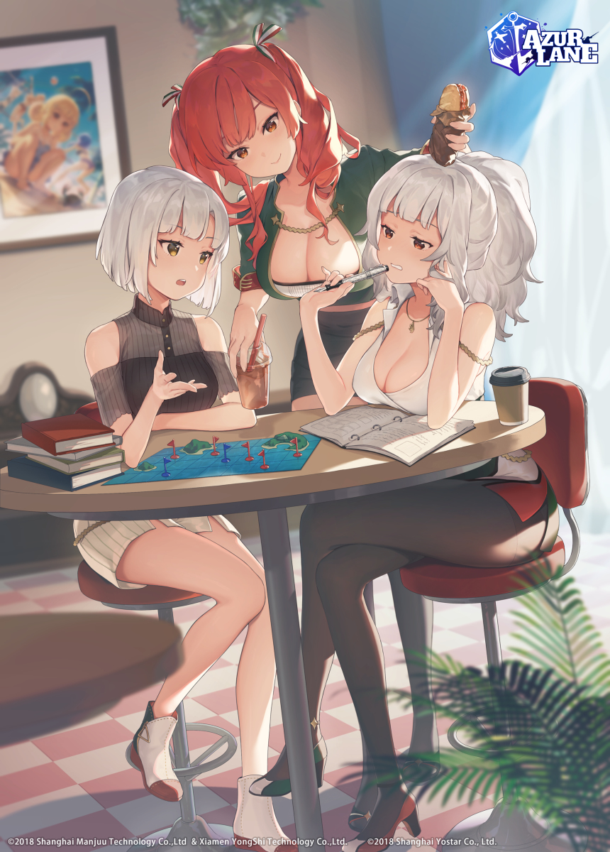 This is a pixiv picture whose title is Azur Lane EN 2nd Anniversary.