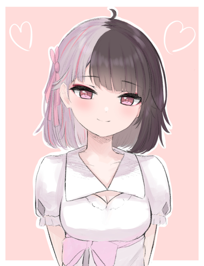 This is a pixiv picture whose title is ショートヘアーの夜見さん.