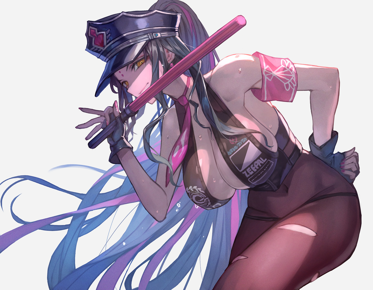 This is a pixiv picture whose title is ビーチポリス殺生院キアラ.