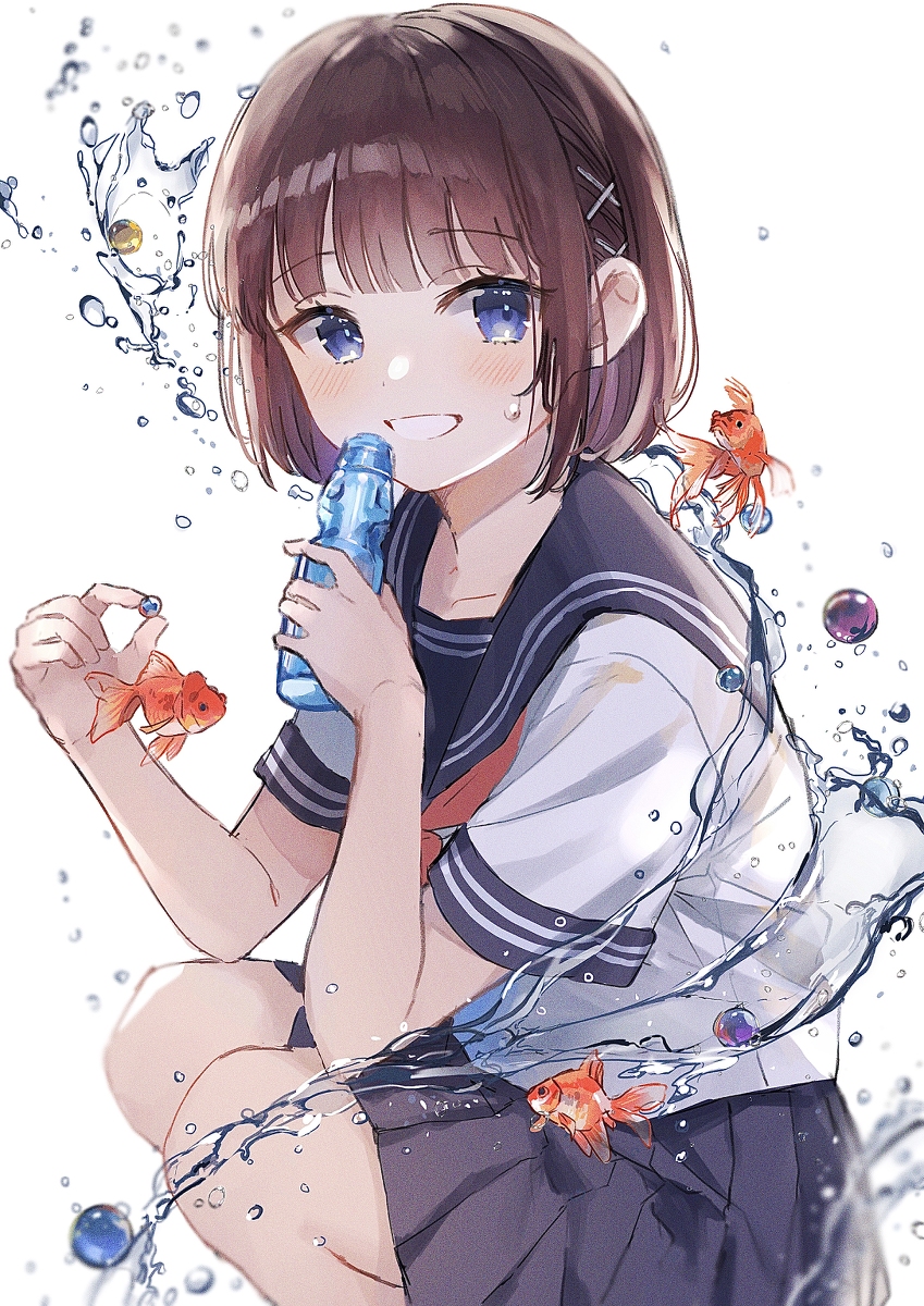 This is a pixiv picture whose title is 夏.