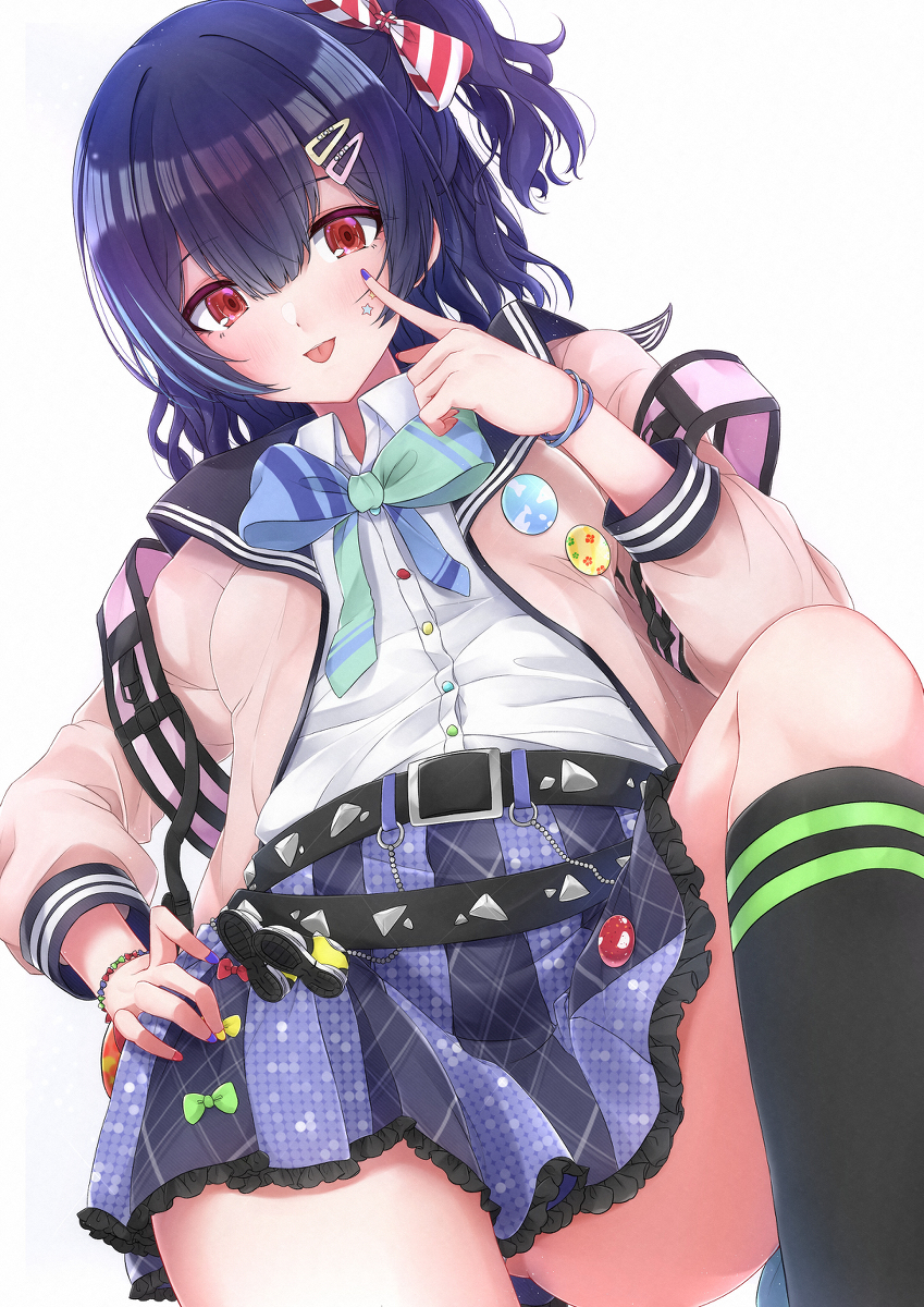 This is a pixiv picture whose title is ギャル野凛世.