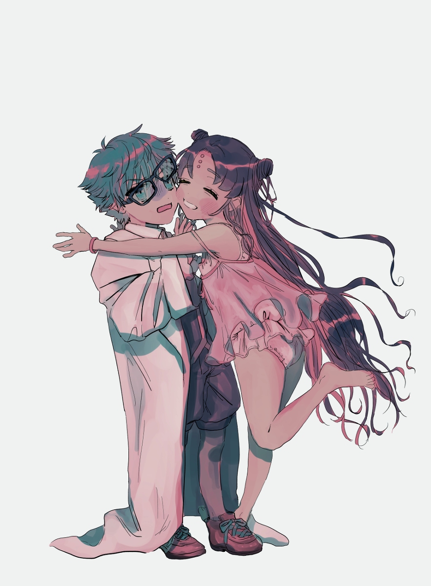 This is a pixiv picture whose title is こども？ と こども？.