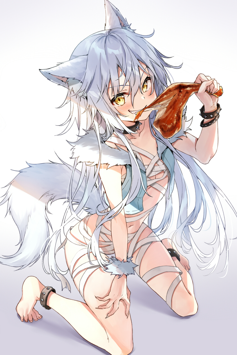 This is a pixiv picture whose title is WhiteWolf.