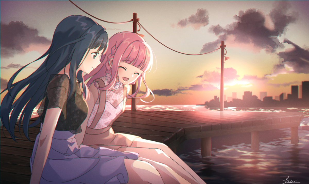 This is a pixiv picture whose title is やちよといろは.