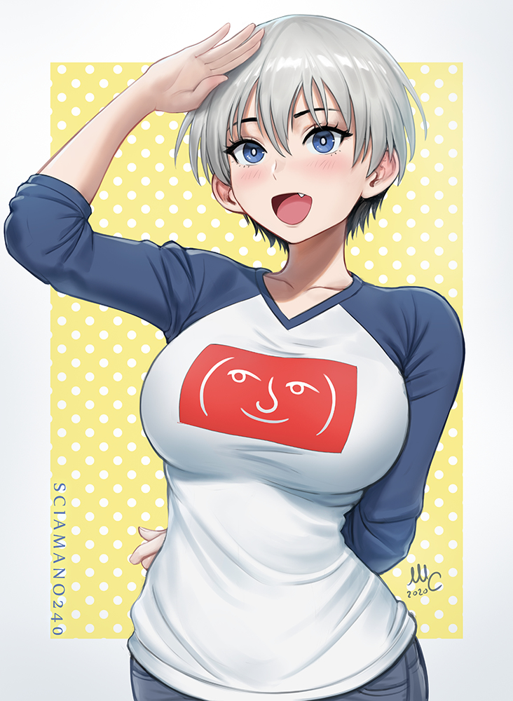 This is a pixiv picture whose title is 宇崎花.
