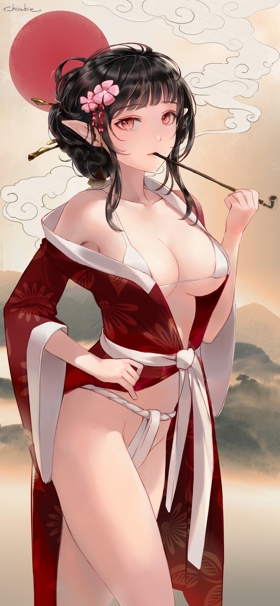 This is a pixiv picture whose title is 日.