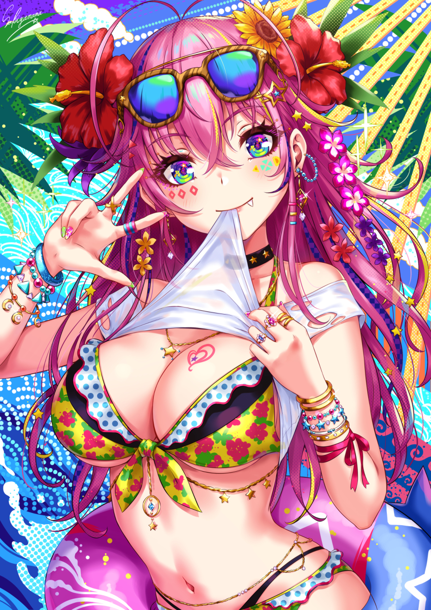 This is a pixiv picture whose title is ピース！.