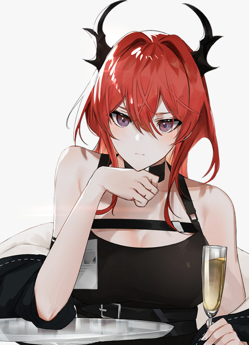 This is a pixiv picture whose title is 🍷.