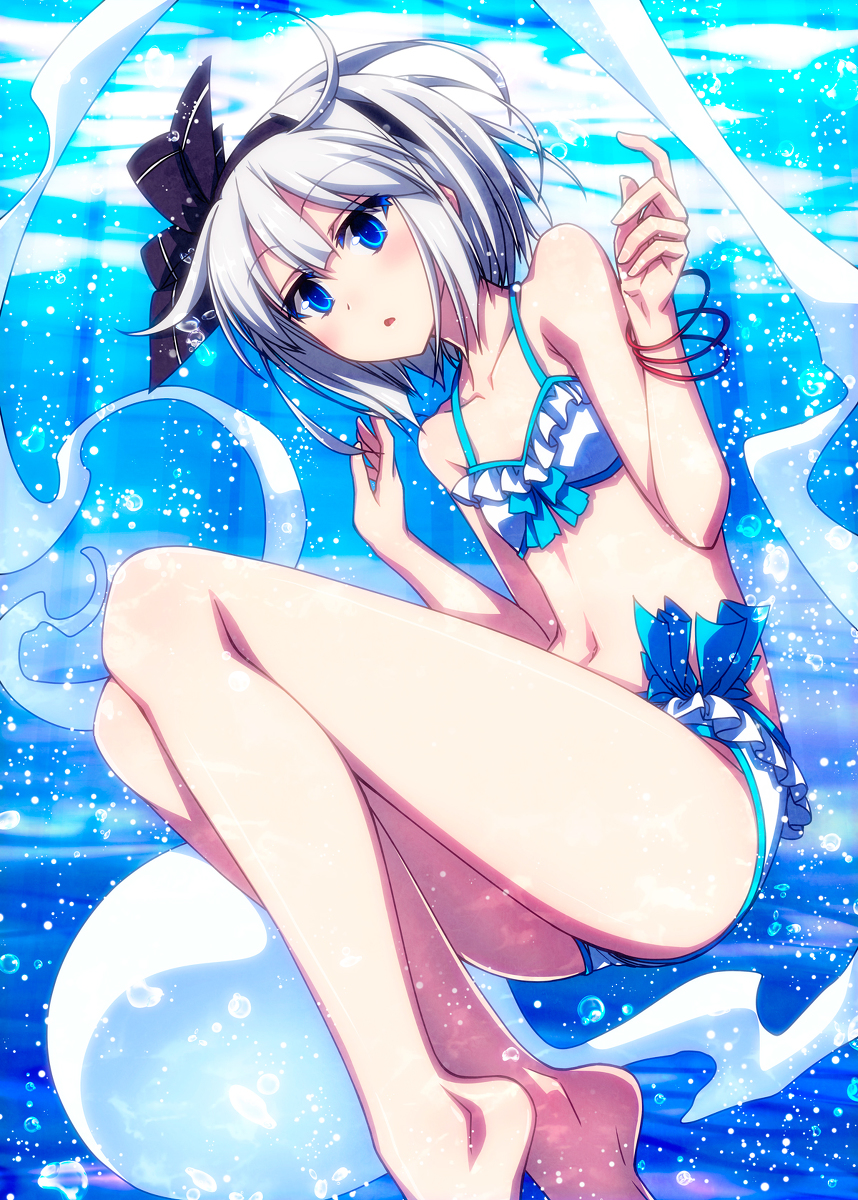 This is a pixiv picture whose title is 夏ダイビング.