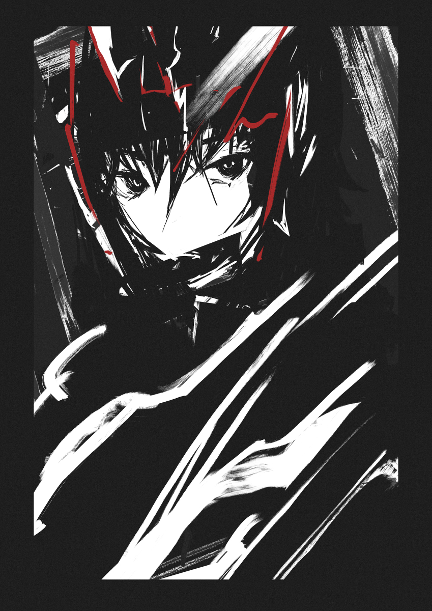 This is a pixiv picture whose title is ー.