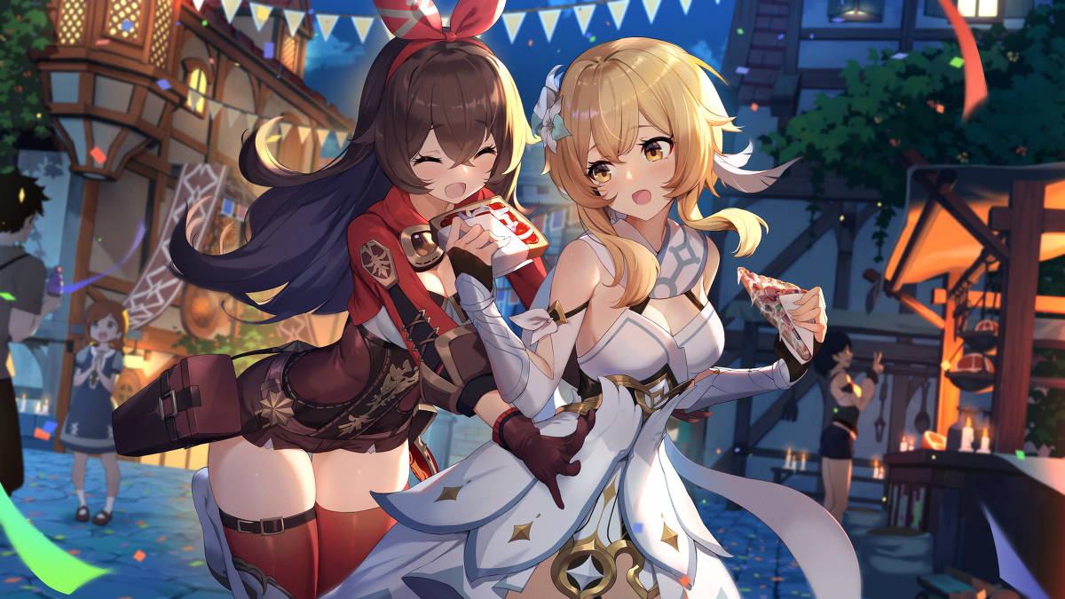 This is a pixiv picture whose title is GnshnFstv.