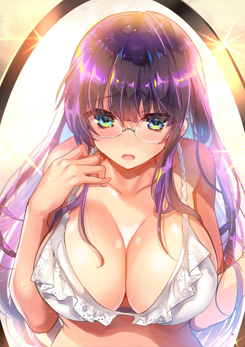This is a pixiv picture whose title is 水着が小さかった女の子4.