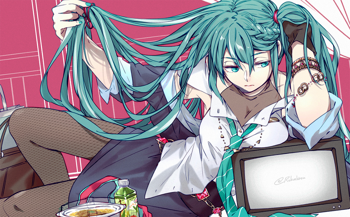 This is a pixiv picture whose title is work.