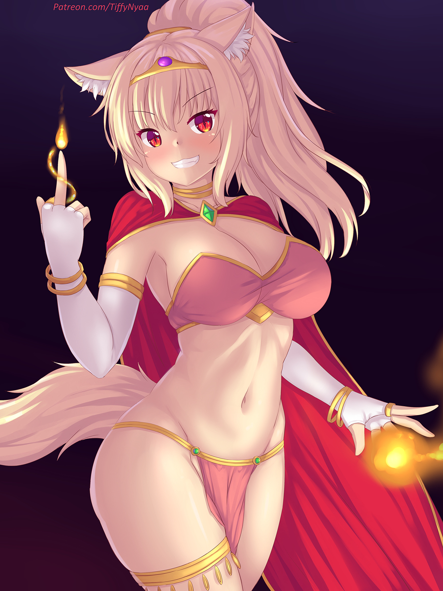 This is a pixiv picture whose title is Fire Mage Tiffy ~~.