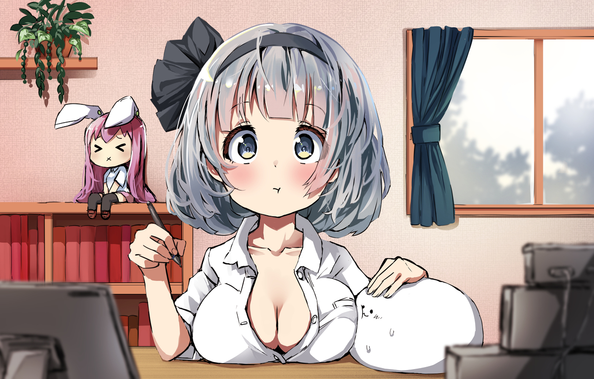 This is a pixiv picture whose title is お絵描き妖夢ちゃん。.