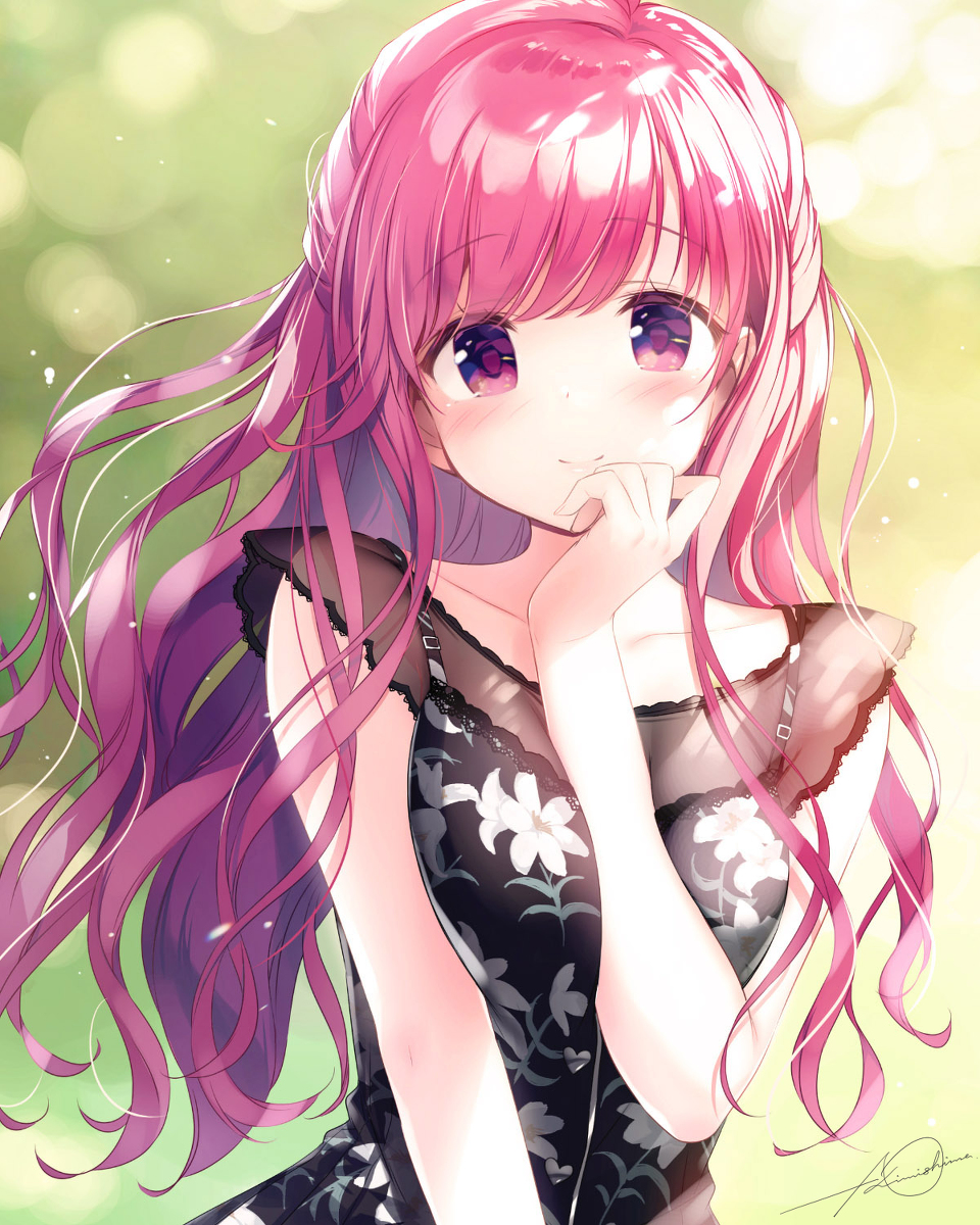 This is a pixiv picture whose title is white lily.