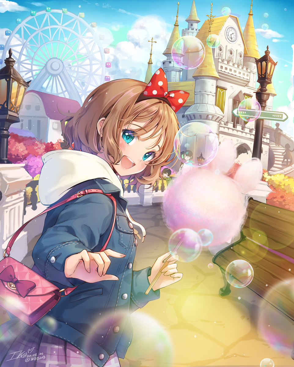 This is a pixiv picture whose title is テーマパーク.
