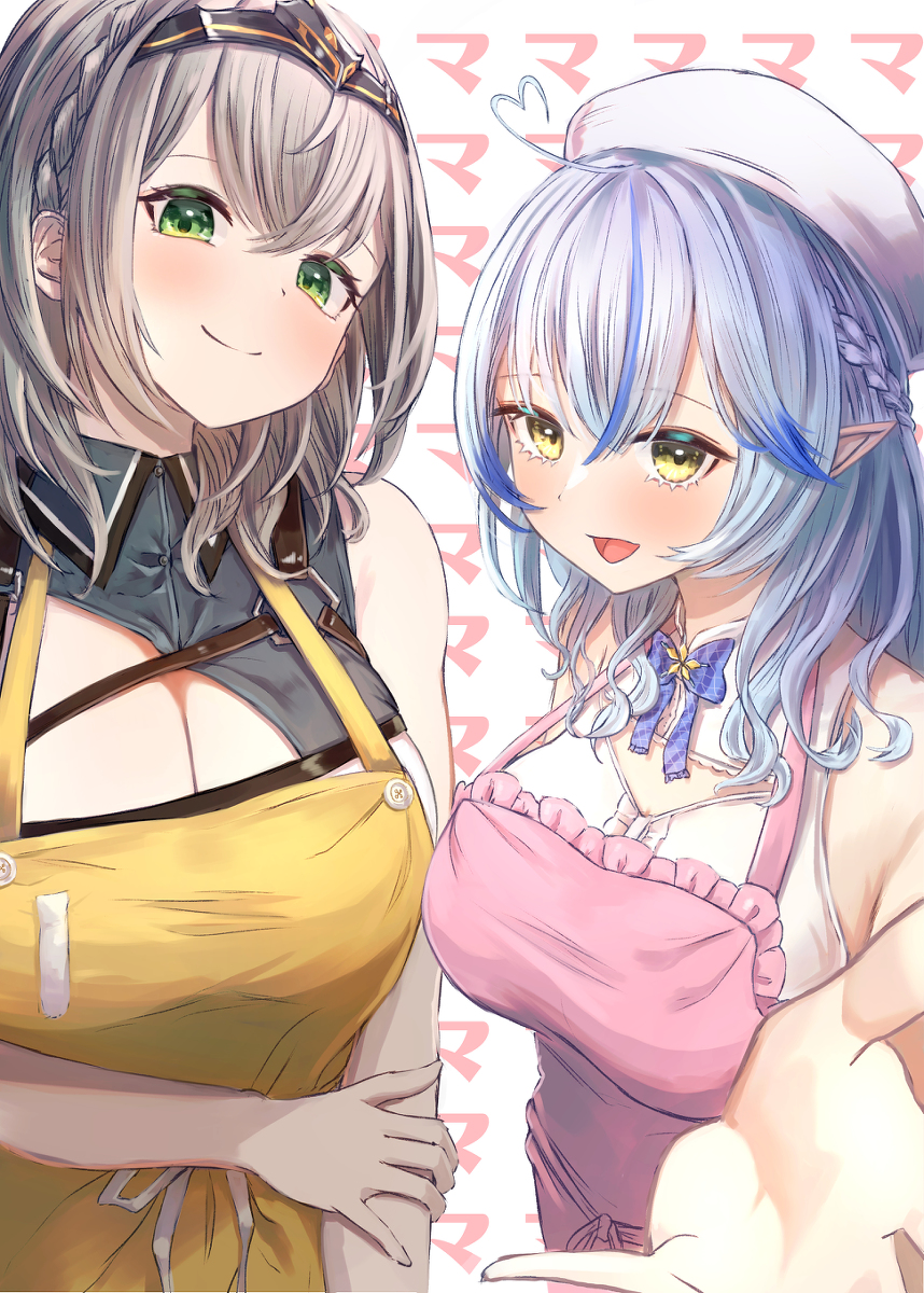 This is a pixiv picture whose title is 僕らのママ.